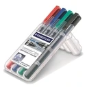 Μαρκαδόροι Staedtler Perm.Marker Lumocolor duo 4 pieces Box