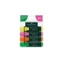 Μαρκαδόροι Υπογράμμισης Faber-Castell highlighter TL 48 4-pack