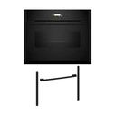 Εντοιχιζόμενος Φούρνος Neff NMW45E2D0 με μικροκύματα C29MR21Y0 & 45cm Deep Black Flex Design Kit