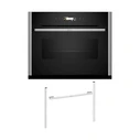 Εντοιχιζόμενος Φούρνος Neff C29MR21Y0 Compact με μικροκύματα & 45cm Metallic Silver Flex Design Kit