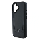 Mercedes MEHCP16SARMBK Apple iPhone 16 hardcase Leather Urban black