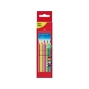Faber Castell Χρωματιστά Μολύβια Jumbo Grip Neon 5 Τεμάχια