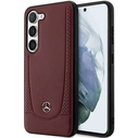 Mercedes MEHCS23SARMRE Samsung Galaxy S23 hardcase Leather Urban Bengale red