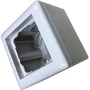 Πλαίσιο Διακόπτη GIRA 106103 AP-Housing 1f + frame Standard 55 ReinWhite