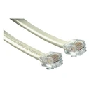 MicroConnect Καλώδια Δικτύου Modular Straight RJ12 6C 6P 5m White