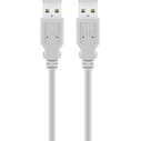 Αντάπτορες Καλώδιο USB2.0 A-A 1,8m M-M Grey Hi-Speed