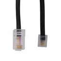 Microconnect Network Cable RJ11 RJ45 3m Black M M 6P 4C 8P 4C