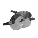 JATA Pressure Cooker Stainless Steel 24 cm, 8 L, Induction Ready, HOLL2228