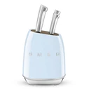 SMEG Σετ Μαχαιριών με Μπλοκ 50's Style Pastel Blue (KBSF02PB)