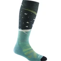 Γυναικείες κάλτσες σκι Darn Tough Aurora Over-the-Calf (Aqua) Μέγεθος M