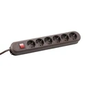 Bachmann SMART 6x CEE 7/3 (Schuko) πολύπριζο 6 θέσεων, καφέ (MPN 381.450K)