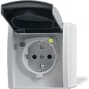 Busch-Jaeger FI-Schukomat Einsatz 3120 EWB-53, γκρι, επιτοίχια (AP), IP44