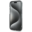 Karl Lagerfeld KLHMP15SHLSKCK Apple iPhone 15 hardcase IML Metal Karl&Choupette Head MagSafe black