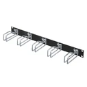 Rittal Rangierpanel 2HE HxT 85x125mm RAL 9005 Σιδερένιος βραχίονας (Stahlbügel)