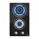 Εστία Υγραερίου IsEasy MGBG-312A διπλής ζώνης με γυάλινο πάνελ (με βαθουλωμα σε ένα σημειο,(βλέπε εικόνα))