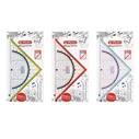 Herlitz my.pen Geometry Triangle 16 cm, assorted colours, 1 pc blister
