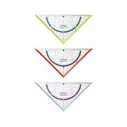 Herlitz my.pen Geometry Triangle 16 cm, assorted colours, 1 pc blister
