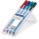 STAEDTLER Folienstift Lumocolor correct F 4ST (σετ 4 τεμαχίων)