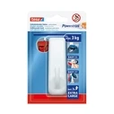 tesa Powerstrips Haken XL Rechteck αυτοκόλλητος γάντζος XL 3 kg λευκός
