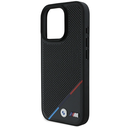 BMW BMHMP16L23PUPDK Apple iPhone 16 Pro hardcase M Perforated Tricolor Line MagSafe black