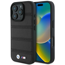 BMW BMHMP16L23PUSPK Apple iPhone 16 Pro hardcase M Perforated And Stitched Line MagSafe black
