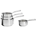 de Buyer Milady Stainless Steel Induction Saucepan Set 4pc Ø14/16/18/20 cm (MPN 3410.04)