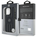Mercedes MEHMP16L23HRSK Apple iPhone 16 Pro hardcase MB Double Layer Crossed Lines MagSafe black