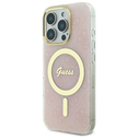 Guess GUHMP16LH4STP Apple iPhone 16 Pro hardcase IML 4G MagSafe pink