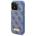 Guess GUHMP16LU4GPRB Apple iPhone 16 Pro hardcase 4G Logo Plate MagSafe blue