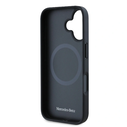 Mercedes MEHMP16S23RCMK Apple iPhone 16 hardcase Plain Smooth Leather MagSafe black
