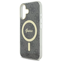 Guess GUHMP16MH4STK Apple iPhone 16 Plus hardcase IML 4G MagSafe black