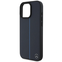 Mercedes MEHMP16X23RURBV Apple iPhone 16 Pro Max hardcase MB Blue Line Leather MagSafe navy