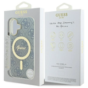 Guess GUHMP16SH4STB Apple iPhone 16 hardcase IML 4G MagSafe blue