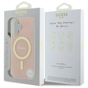 Guess GUHMP16SH4STP Apple iPhone 16 hardcase IML 4G MagSafe pink