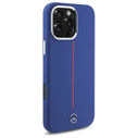 Mercedes MEHMP16X23SUMRV Apple iPhone 16 Pro Max hardcase Silicone Red Stripe MagSafe navy
