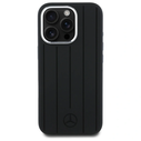 Mercedes MEHMP16X23SUVSK Apple iPhone 16 Pro Max hardcase Silicone Vertical Tonal Stripes MagSafe black