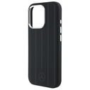 Mercedes MEHMP16X23SUVSK Apple iPhone 16 Pro Max hardcase Silicone Vertical Tonal Stripes MagSafe black