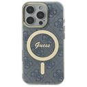 Guess GUHMP16XH4STB Apple iPhone 16 Pro Max hardcase IML 4G MagSafe blue