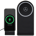 Mercedes MEMFBGSLK foldable 2-in-1 wireless charger 15W Silver Star MagSafe black
