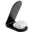 Mercedes MEMFBGSLK foldable 2-in-1 wireless charger 15W Silver Star MagSafe black