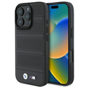 BMW BMHMP16X23PUSPK Apple iPhone 16 Pro Max hardcase M Perforated And Stitched Line MagSafe black