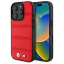 BMW BMHMP16X23PUSPR Apple iPhone 16 Pro Max hardcase M Perforated And Stitched Line MagSafe red