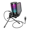 FIFINE AmpliGame A6V USB μικρόφωνο κονσόλας (Μαύρο)