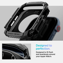 Case Spigen Rugged Armor Apple Watch 10 / 11 46mm Matte Black