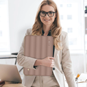 Tech-Protect Puffy Laptop 13-14 case + accessory bag Walnut