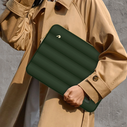 Tech-Protect Puffy Laptop 15-16 case + accessory bag Army Green