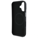 Guess GUHMP16MPGTSPSK Apple iPhone 16 Plus hardcase Grained Triangle MagSafe black