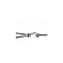 WKK πλαστικοί δεσμοί καλωδίων γκρι 300 x 4,8 mm, 100 τεμ.