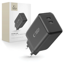Tech-Protect NC45W-GAN 2xUSB-C Network Charger PD45W Black