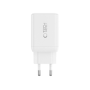 Tech-Protect NC45W-GAN 2xUSB-C Network Charger PD45W White